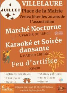 VILLELAURE – 4 Juillet 2026 – L&rsquo;Ass de Coeur