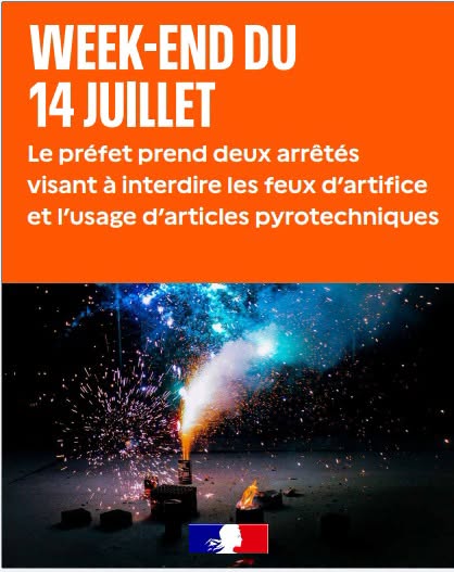 745570415_1801610891204256_829152093840221623_n-1 Week-end du 14 juillet : le préfet de Vaucluse interdit les feux d’artifice et l’usage d’articles pyrotechniques.