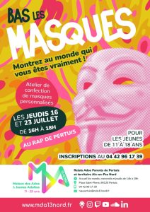 Bas les masques – Pertuis Jeudi 16 et 23 Juillet 2026
