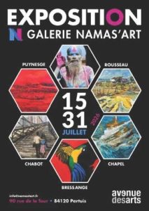 Exposition galerie Namast&rsquo;art – Pertuis