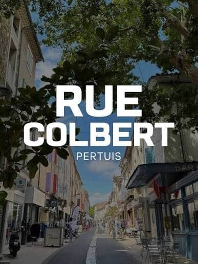 images-3 La rue Colbert, artère commerçante de la commune de Pertuis, rouverte à la circulation des véhicules