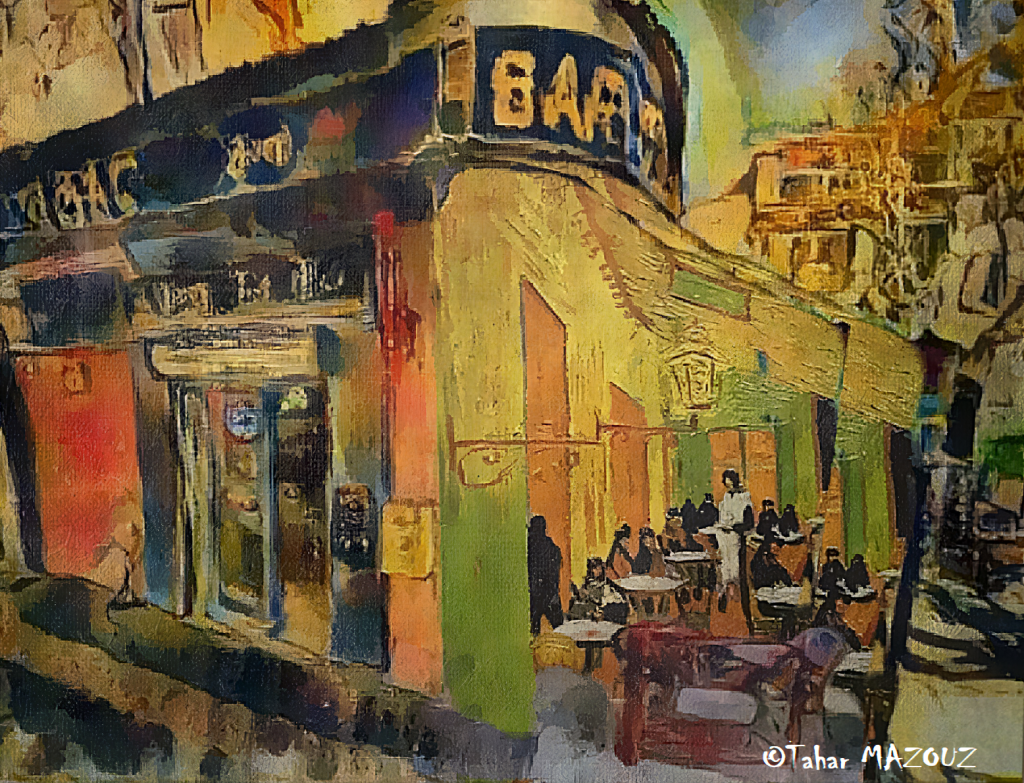 la-terrasse-de-Vincent-1024x783 Il était une fois, la rue Colbert par Tahar Mazouz