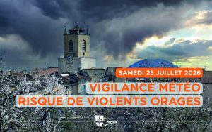 Vigilance orages et fortes pluies – Ville de Pertuis
